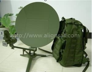 Alignsat 0_55m Carbon Fiber Ku Band Flyaway Antenna